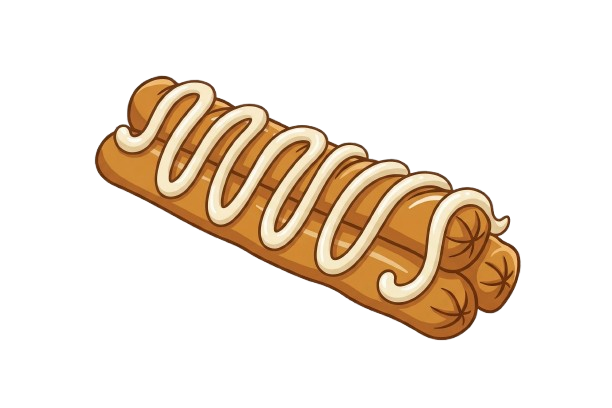 Frikandel knop