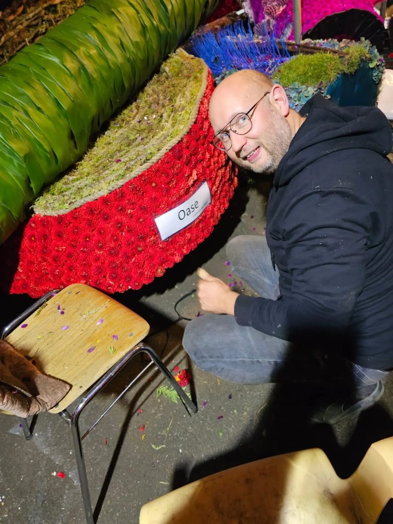 Bloemen prikken