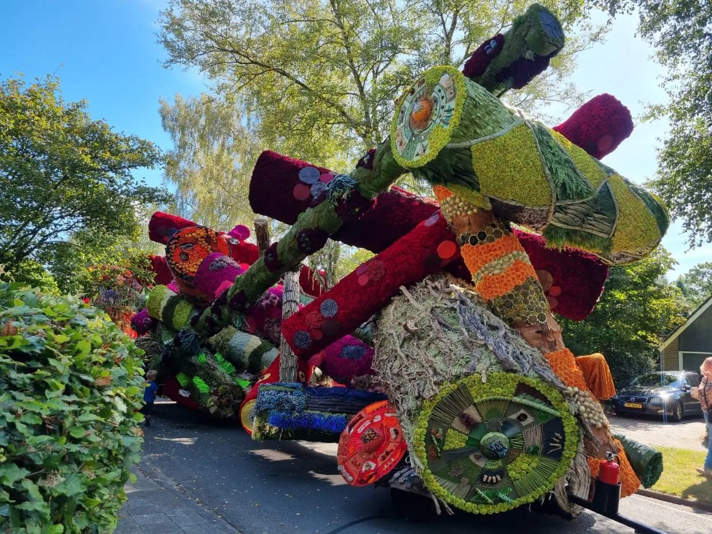 Op naar het bloemencorso!