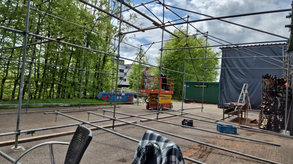 Tent opbouwen